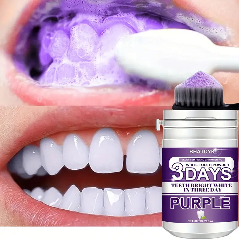 Purple Teeth Whitening Powder